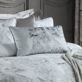 Laura Ashley Tregaron Velvet Silver Cushion 40 x 60